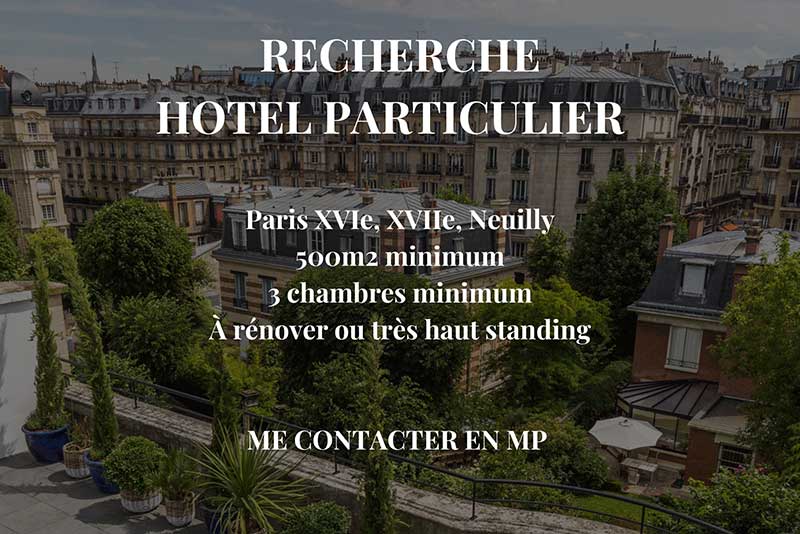 Recherche hotel particulier Cyril